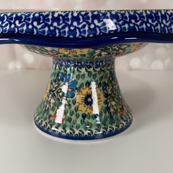 CERAMIKA ARTYSTYCZNA 12” Cake Stand - Picture 4 of 9